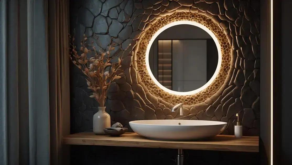 espelho organico banheiro: transforme seu ambiente com design único e moderno