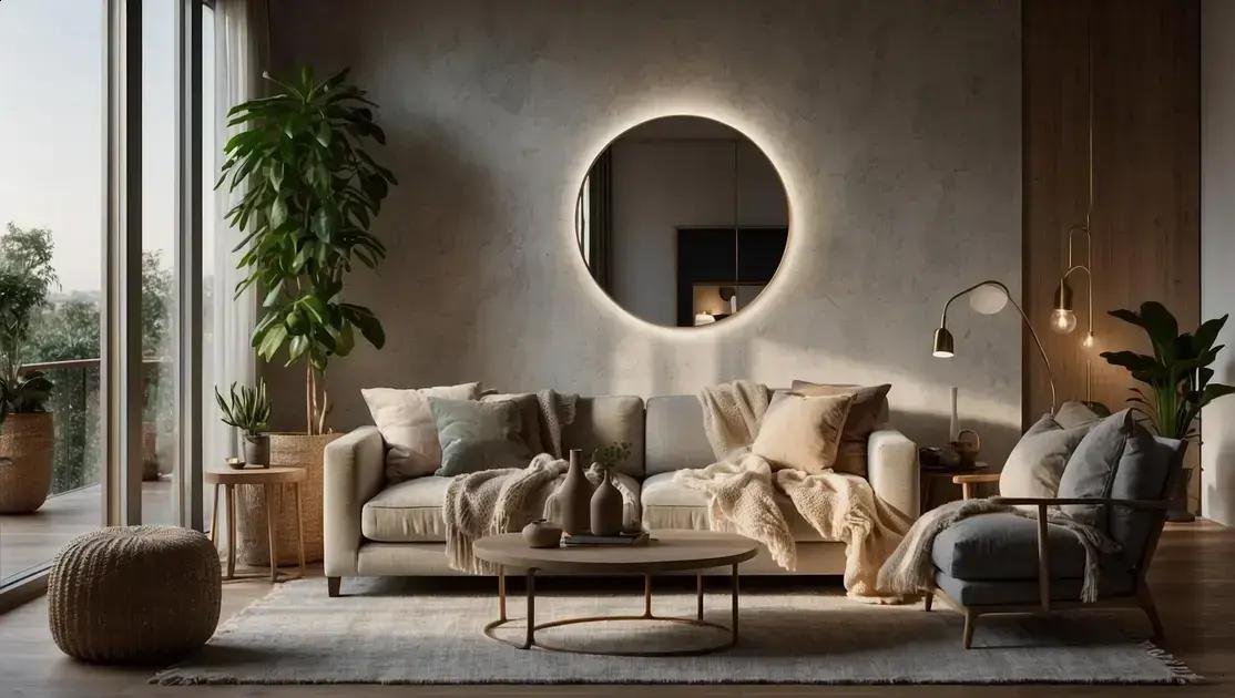 Espelhos orgânicos e decoração afetiva: descubra como eles transformam seu ambiente