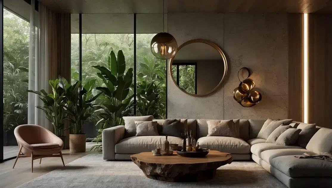 Estilos de decoração que combinam com espelho orgânico e transformam seu ambiente